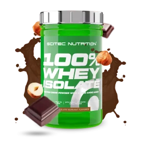 100% Whey Isolate sur vitaminshop.tn : isolate de lactosérum premium de Scitec Nutrition pour un muscle sec et une récupération rapide !