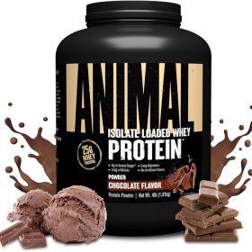 Animal Whey Tunisie Isolate Loaded 1.81kg Universal Nutrition