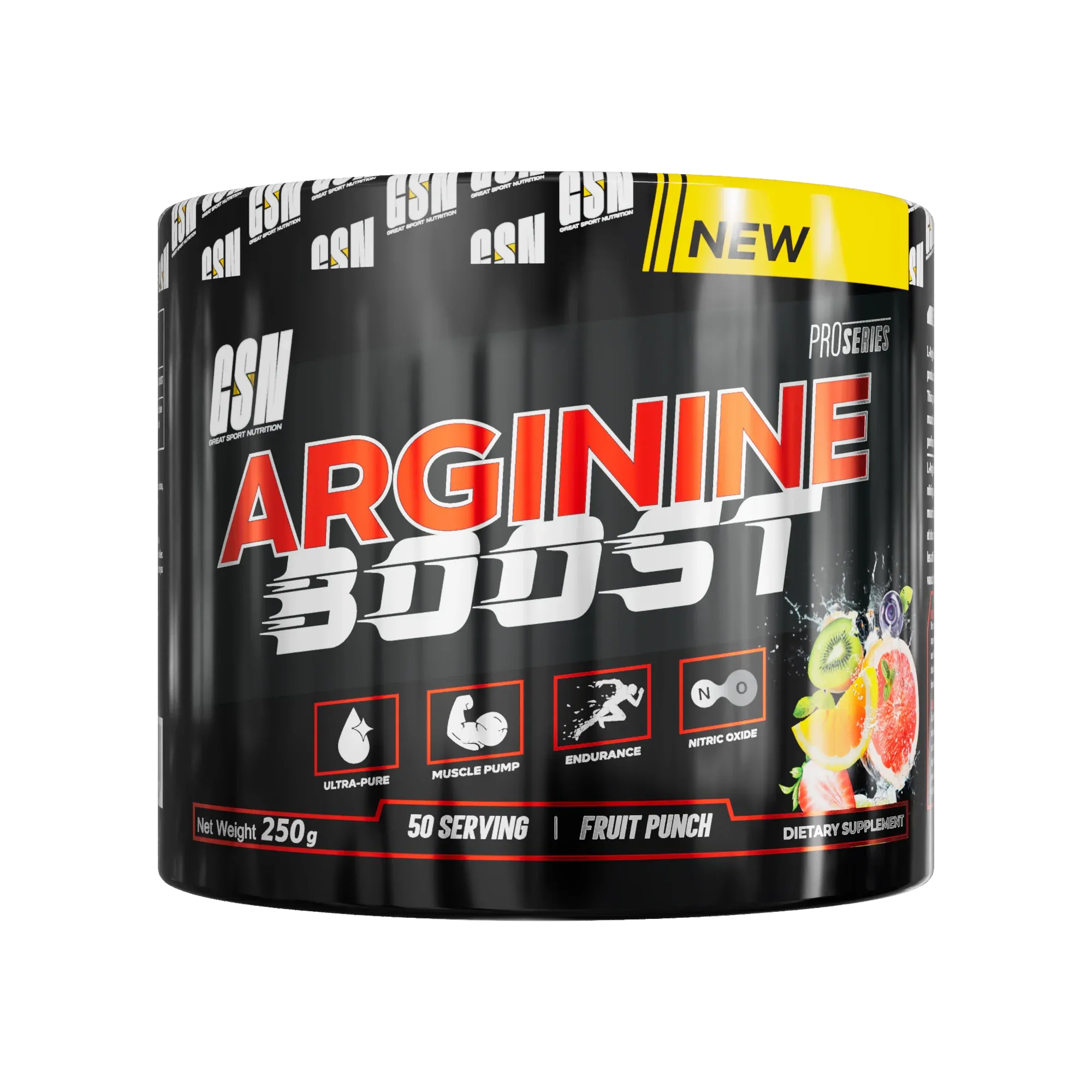 Arginine 250g GSN congestion musculaire oxyde nitrique Tunisie vitaminshop.tn