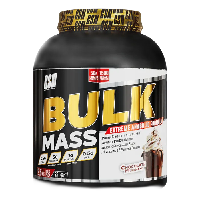 Bulk mass 2.5kg GSN gainer de masse et developpement musculaire sec Tunisie vitaminshop.tn