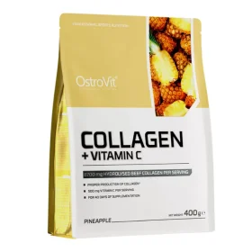 Collagen + vitamin c 400g Ostrovit Qarticulations et peau Tunisie vitaminshop.tn