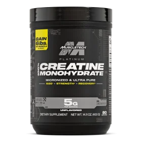 Creatine platinum 400g MUSCLETECH monohydrate pure micronisee force et volume Tunisie vitaminshop.tn