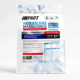Hurricane Mass Gainer Impact Nutrition hurricane mass gainer impact nutrition tunisie prise de masse wheypeasynergy format 3kg