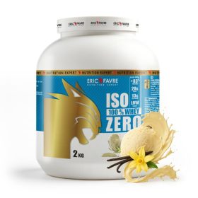 Iso zero 2kg Eric Favre isolat de proteine pure sans sucre ni lactose Tunisie vitaminshop.tn