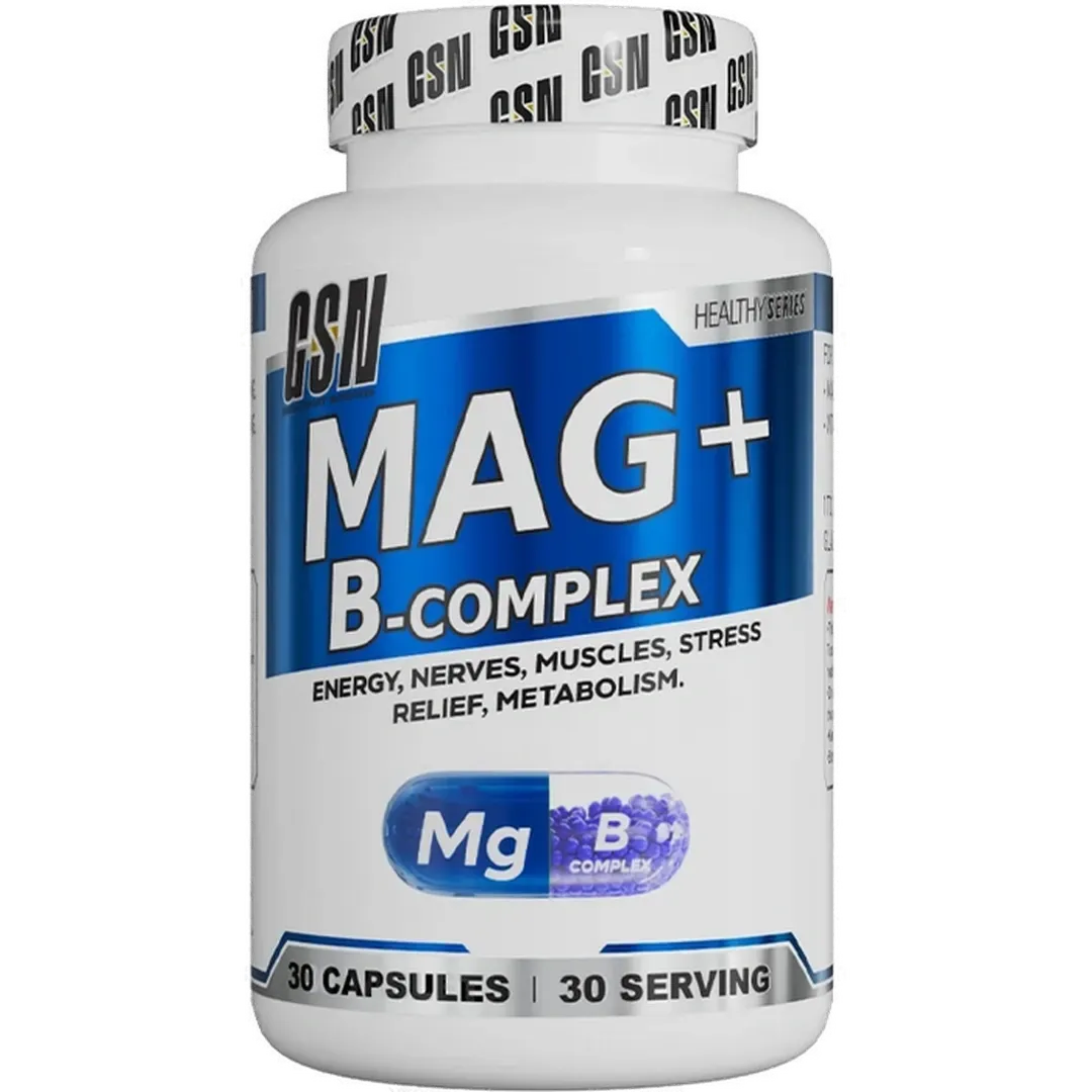 Magnesium 30 capsules GSN fatigue nerveuse récupération Tunisie vitaminshop.tn