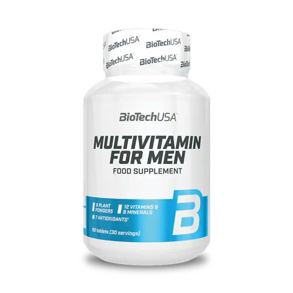 Multivitamin for men 60 caps BioTechUSA complexe vitamines hommes Tunisie vitaminshop.tn
