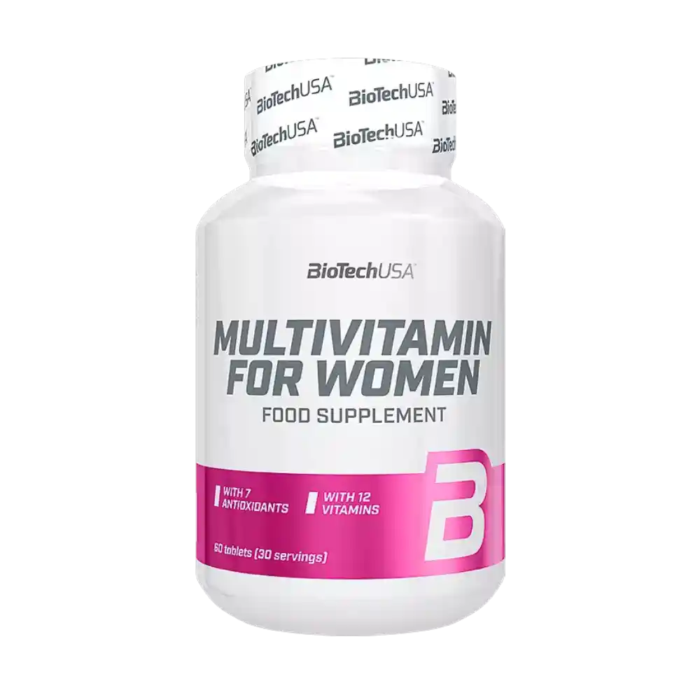 Multivitamin for women 60 caps BioTechUSA complexe vitamines femmes Tunisie vitaminshop.tn