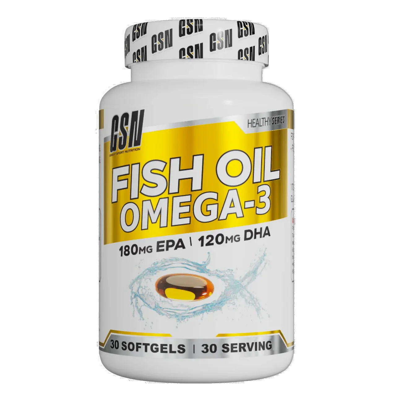 Omega 3 30 capsules GSN acides gras essentiels santé Tunisie vitaminshop.tn
