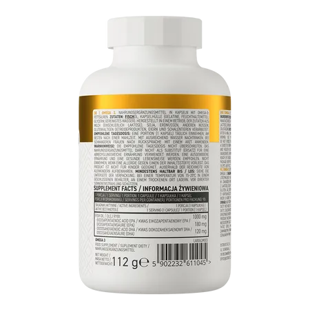 Omega 3 90 capsules Ostrovit acides gras essentiels recuperation Tunisie vitaminshop.tn