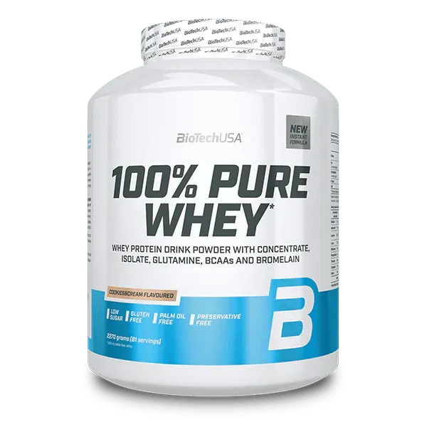 Pure whey 2.270kg Biotech USA melange de concentre et isolat de proteine pure Tunisie vitaminshop.tn