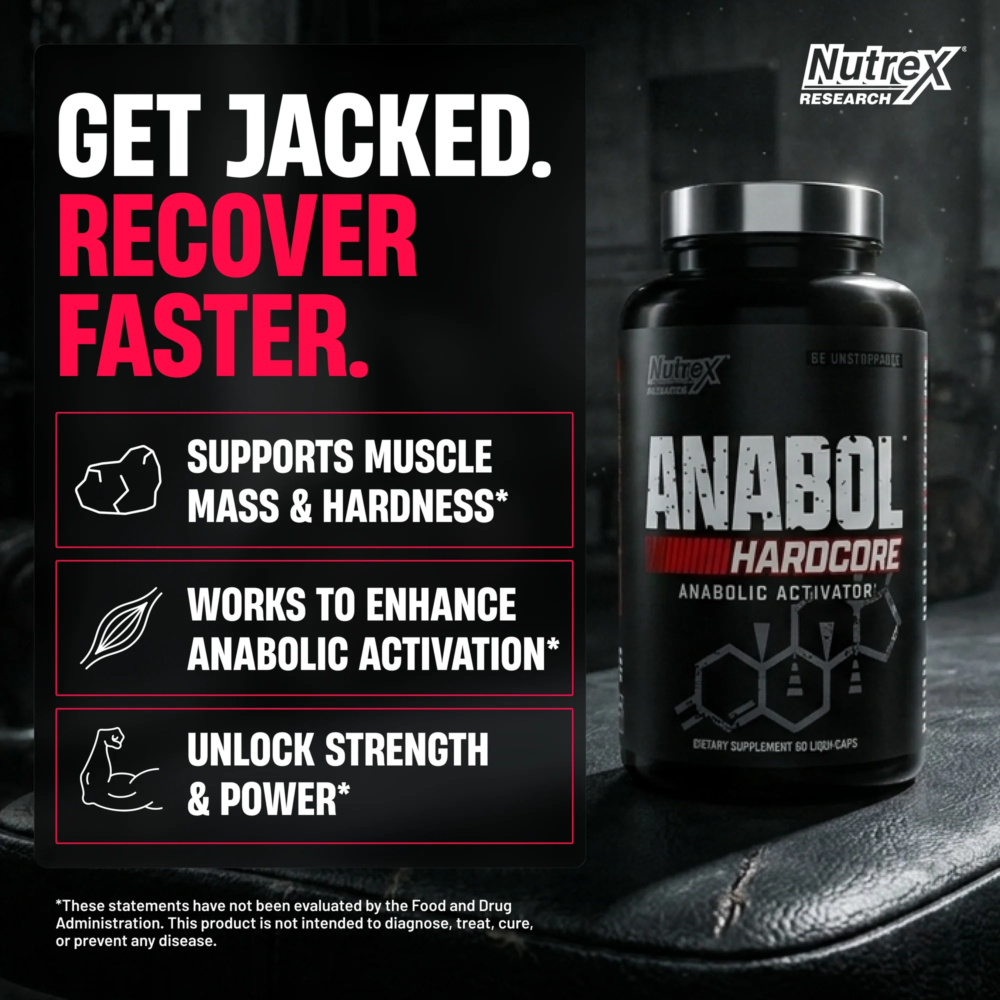 Anabol Hardcore Nutrex (60 capsules) – Image 3