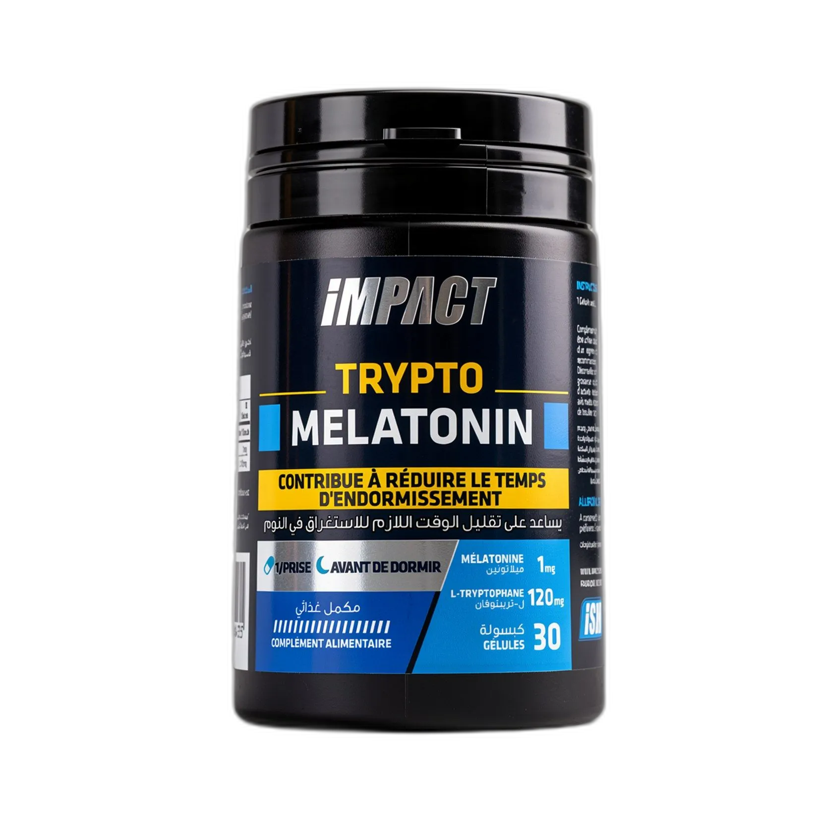 Trypto Melatonin Impact Nutrition trypto melatonin impact nutrition tunisie sommeil profond recuperation melatonine tryptophane