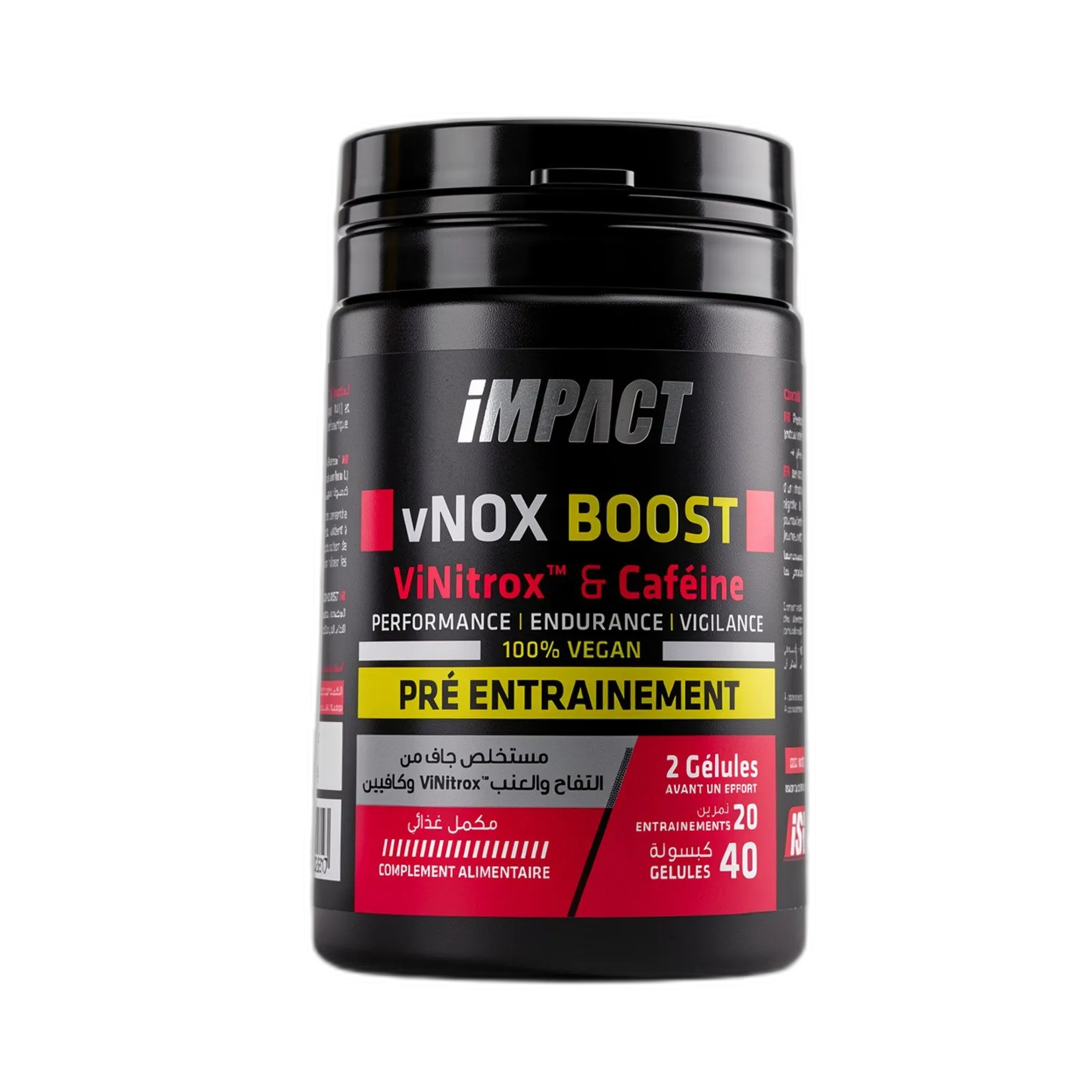 VNOX Boost ViNitrox Impact Nutrition vnox boost impact nutrition tunisie booster oxyde nitrique congestion force