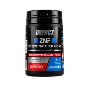 ZNF Impact Nutrition znf impact nutrition tunisie zinc magnesium fer force et sommeil