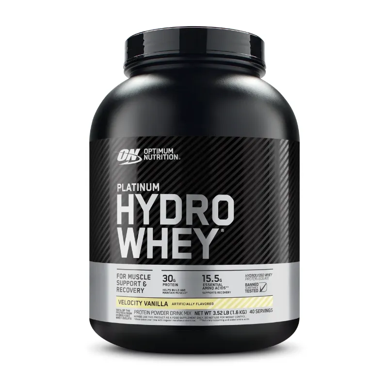 Platinum HydroWhey Optimum Nutrition proteine hydrolysee pure recuperation rapide Tunisie vitaminshop.tn