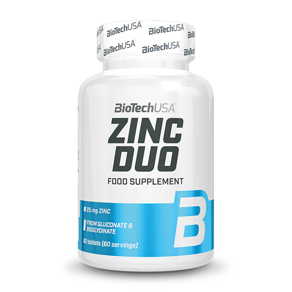 Zinc Duo BioTechUSA complement de zinc haute assimilation immunite et force Tunisie vitaminshop.tn