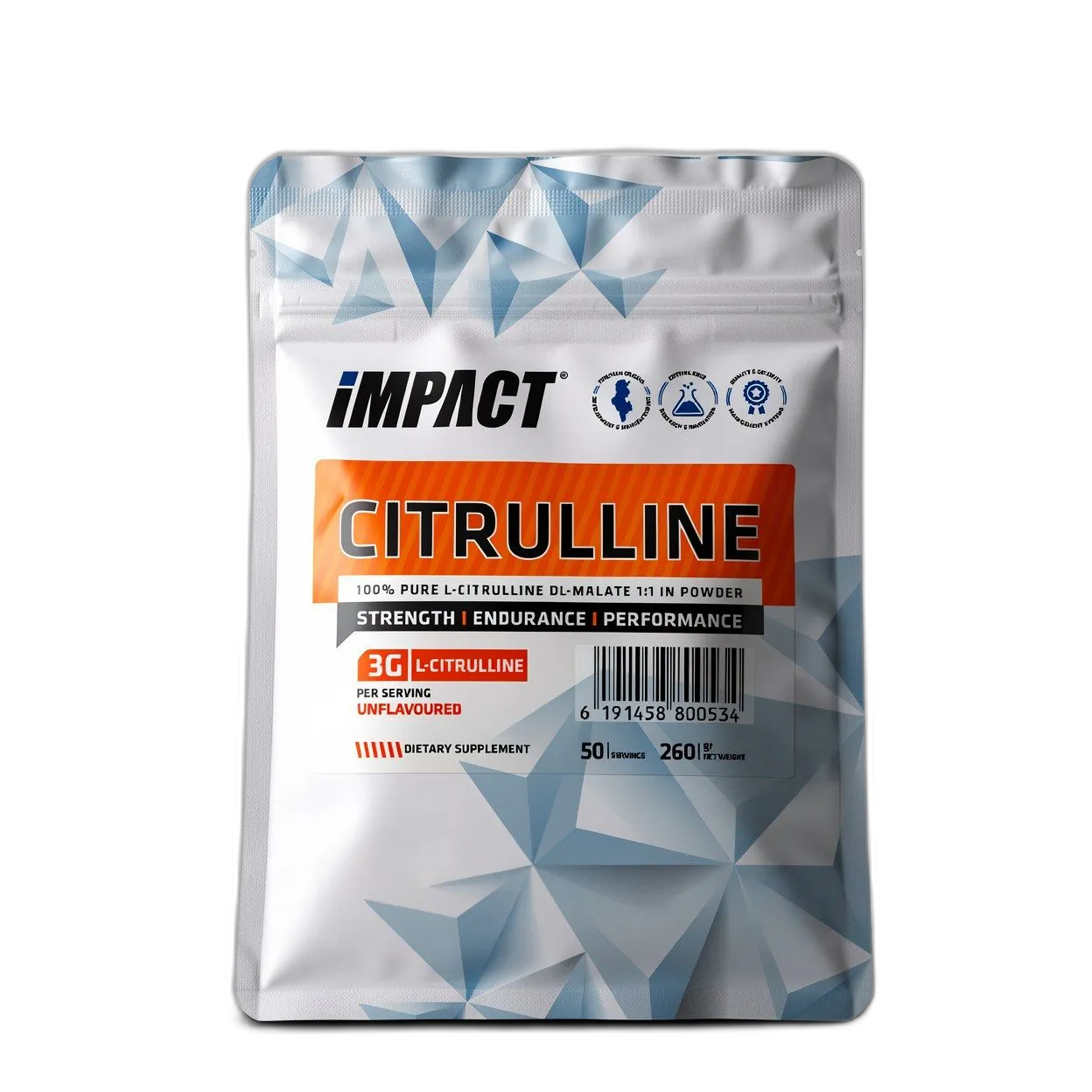 Citrulline 260g - Impact Nutrition