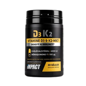 D3 K2 60 Caps - Impact Nutrition