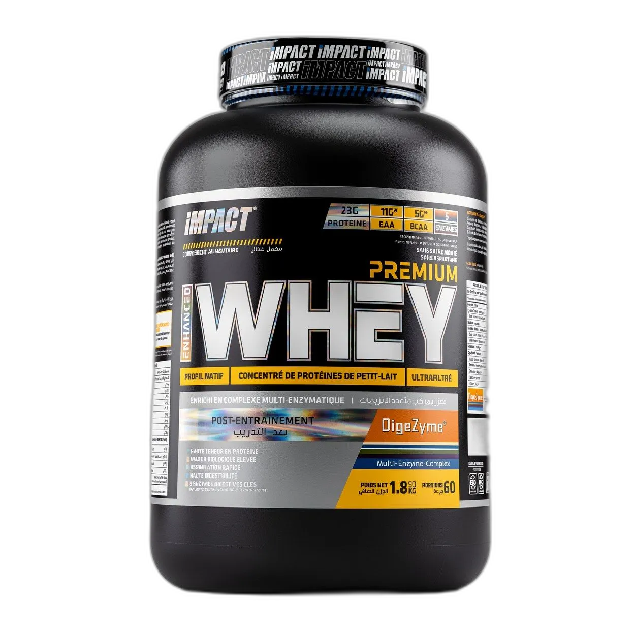 Premium Whey ENHANCED Pot 1.89kg - Impact Nutrition