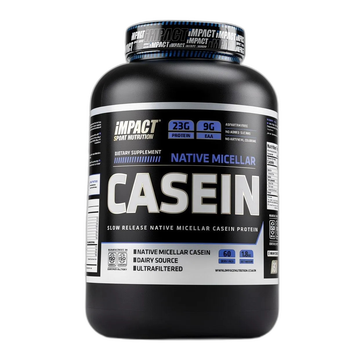 Native Micellar Casein 1.8kg - Impact Nutrition