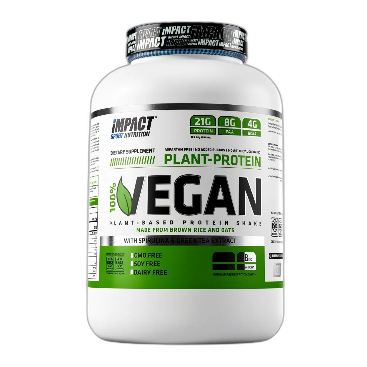 Plant-Protein 100% Vegan 1.8kg - Impact Nutrition