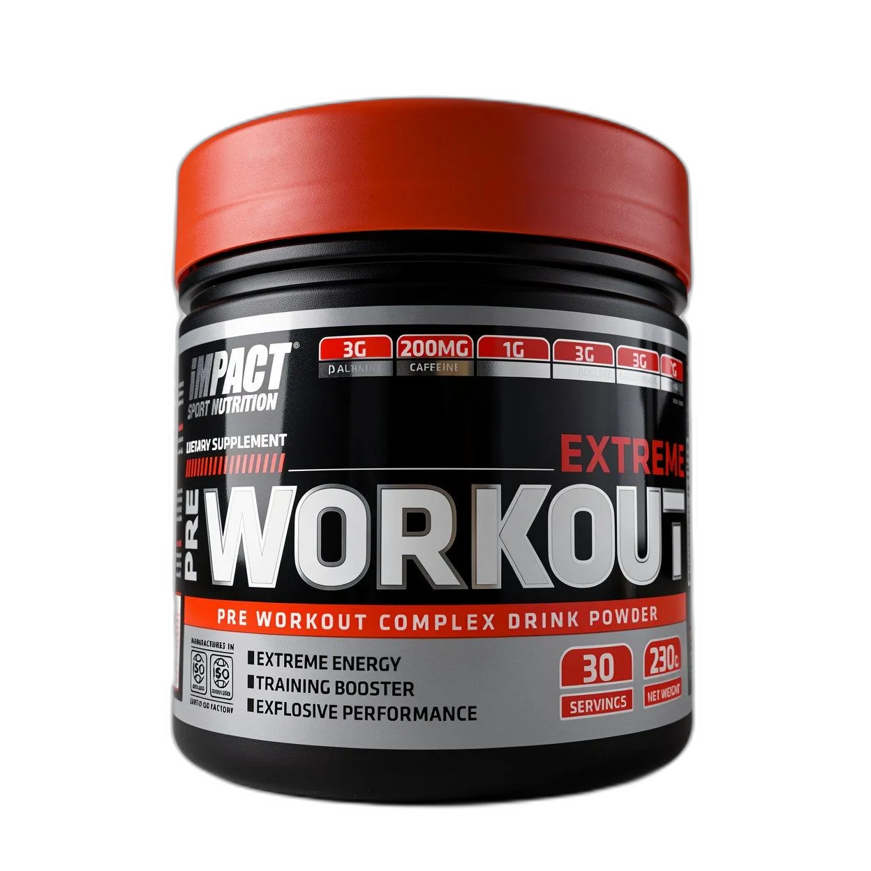 Extreme Pre Workout 230g - Impact Nutrition