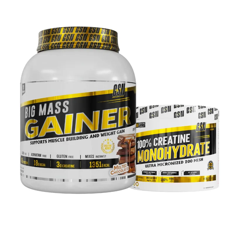 Pack Density Starter GSN pack mass gainer tunisie mass gainer 1kg creatine 200g