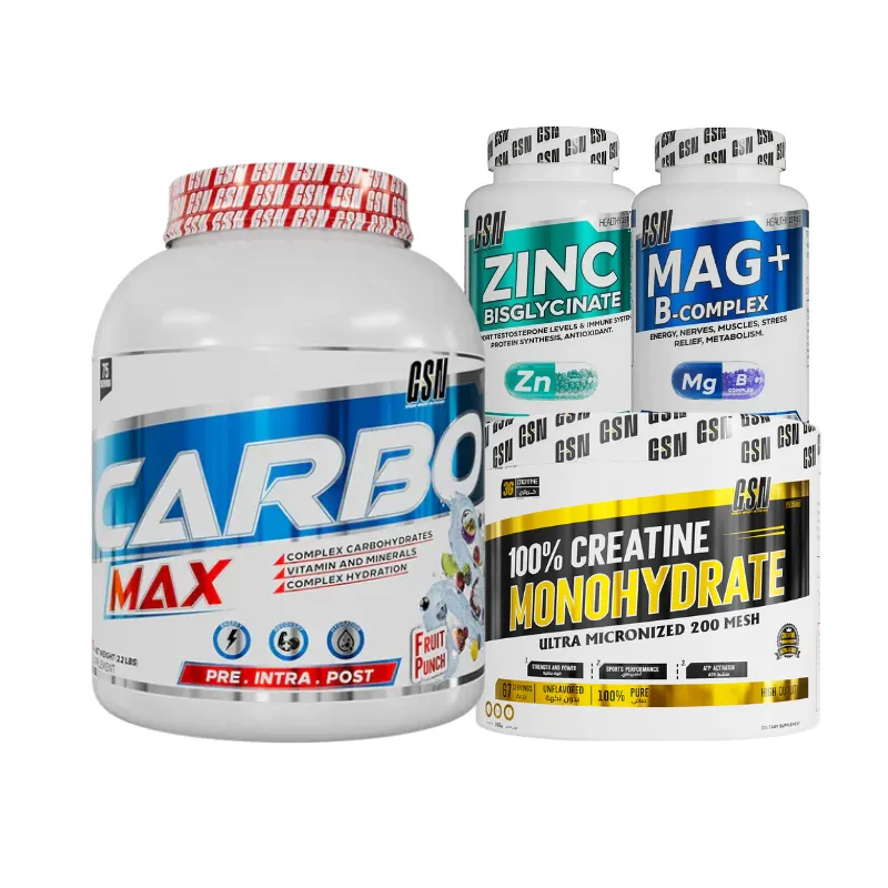 Pack Glyco-Charge GSN pack carbo max tunisie carbo max 3kg creatine zinc magnesium