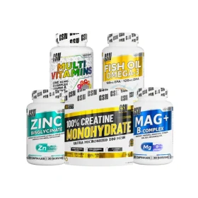 Pack Micronutrition Integrale 200g GSN pack micronutrition tunisie creatine omega 3 zinc magnesium multivitamine