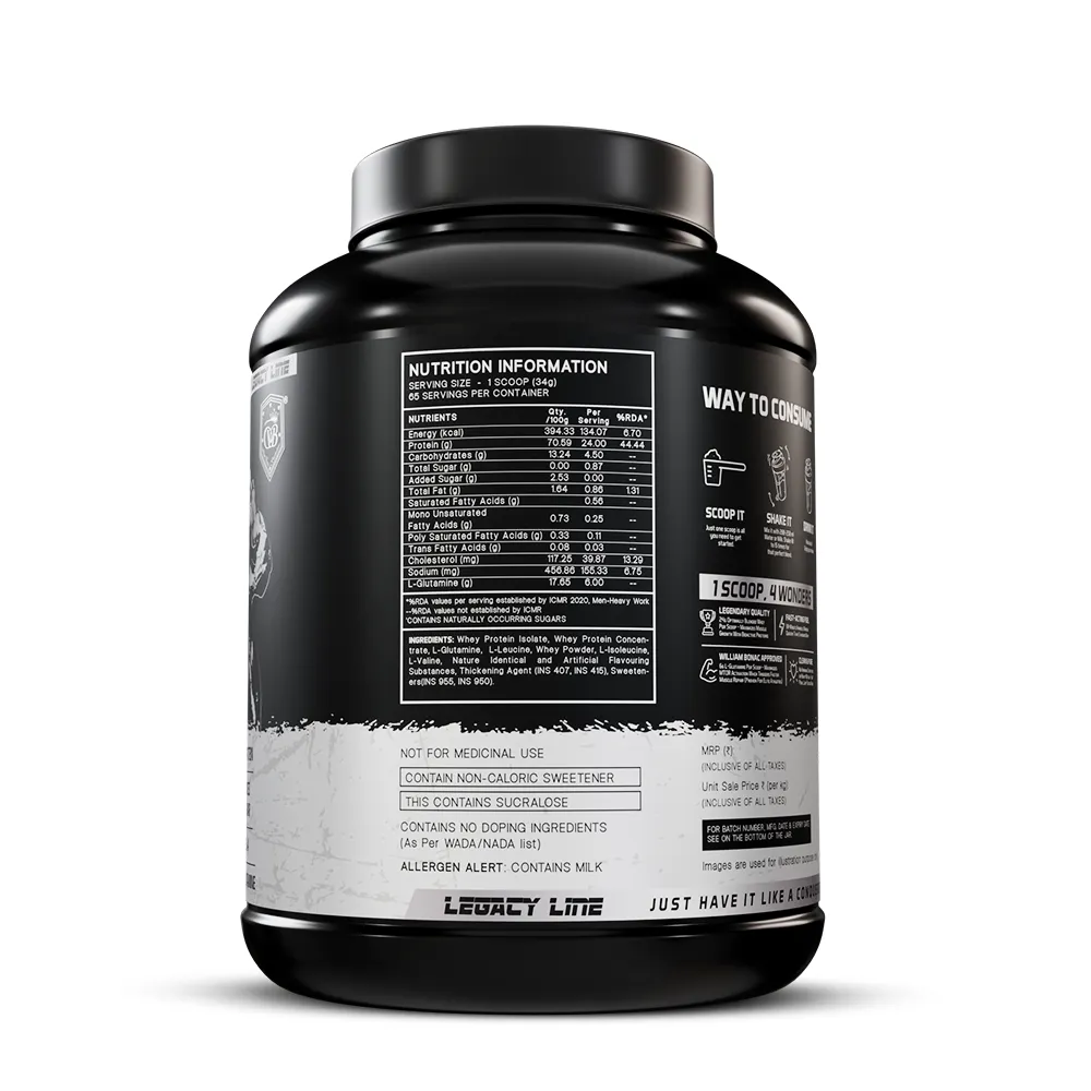 Whey Regime William Bonac Signature tunisie proteine whey construction musculaire
