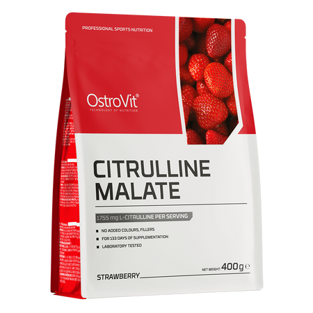 OstroVit Citrulline Malate Tunisie pré-workout goût fraise 400g